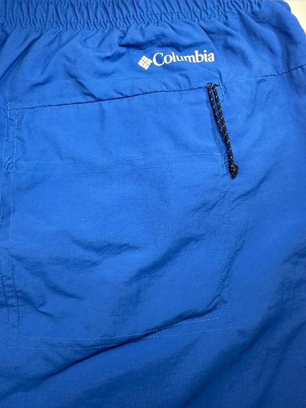 Columbia XXL Blue Swimsuit Board Short Mesh Lined Drawstring Beach Pool Vacation